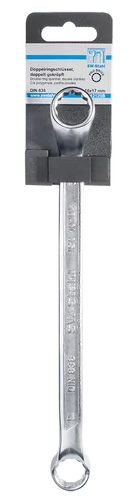 SW-Stahl 01212SB Doppelringschlüssel 16 x 17 mm, gekröpft