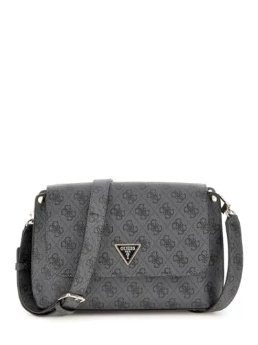 Guess Meridian Umhängetasche dunkelgrau HWSG6974200-CLO - Stylische Umhängetasche aus hochwertigem Lederimitat in elegantem Dunkelgrau, ideal für den Alltag und besondere Anlässe.