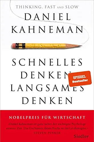 Schnelles Denken, langsames Denken: Buch von Daniel Kahneman - Soziologie-Referenz, bietet tiefgreifende Einblicke in die menschliche Entscheidungsfindung und Denkprozesse.