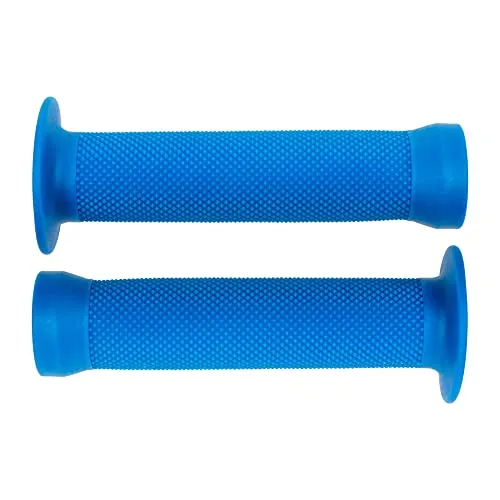 cyclingcolors Fahrradgriffe Fahrrad Griffe 130mm Lenkergriffe Grips Lenker Griff Handgriffe BMX Freestyle Dirt, blau