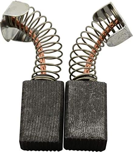 Buildalot Specialty Kohlebürsten ca-07-68640 für Skil Kreissäge 5166-7x11x17mm - Mit Federn, Kabel und Stecker - Ersatz für Originalteile 2.610.394.719