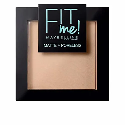 Maybelline Fit Me Mate Y Afinaporos Tono 130 Buff Beige Polvos Matificantes Pieles Medias Claras. - 9Gr