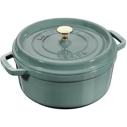 Staub La Cocotte Cocotte 24 cm, rund, Eukalyptus, Gusseisen