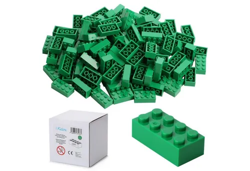 Katara 120 Steckbausteine 4x2 Noppen, Spielzeug Konstruktionsspielsteine, (Packung), 100% Kompatibel Sluban, Papimax, Q-Bricks, LEGO®