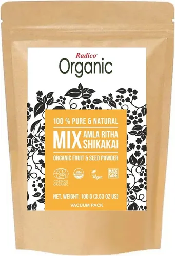 Radico organic - Amla, Ritha, Shikakai Pulver