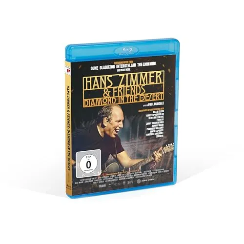 Hans Zimmer Live - Diamond in the Desert [Blu-ray] - Beeindruckendes Live-Konzert von Hans Zimmer, Freigegeben ohne Altersbeschränkung für unvergessliche Filmmusik-Erlebnisse.