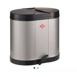 WESCO Tret-Ökoabfallsammler 'Beta' - Haushaltszubehör mit 30 l Volumen, ideal für umweltbewusste Abfalltrennung. Hochwertiger Materialmix aus Metall und Kunststoff, made in Germany.