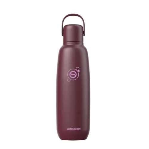 SodaStream 0,9L fizz&go COOL Edelstahlflasche – Ideal für DUO, E-DUO, TERRA, ART, ENSO Wassersprudler - Die fizz&go COOL Edelstahlflasche hält Getränke bis zu 12 Stunden warm oder kalt. Sie ist spülmaschinengeeignet und perfekt für unterwegs. Genieße sprudelnde Getränke und reduziere Einwegplastik mit dieser praktischen Flasche.