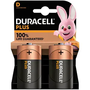 Duracell MN1300 Plus Power Mono D Batterie 1,5V - 2er-Packung für langlebige Energie, ideal für Audio- und HiFi-Geräte