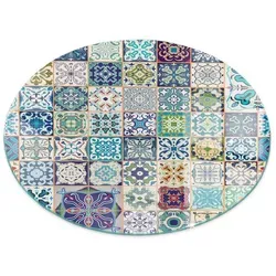 Tulup Bodenschutzplatte Blau Mosaikfliesen 80 cm x 80 mm von Tulup