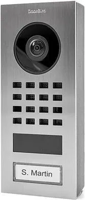 DoorBird D1101V - Wetterfeste IP-Video-Türstation - Haus-Alarmanlagen mit IP65 Schutz, aus robustem Polycarbonat, ideal für den Außenbereich und sorgt für Sicherheit und Komfort.