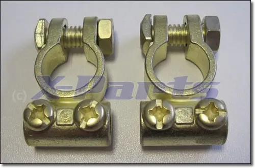 Batterie Pol Klemmen 2er Set Plus & Minus Autobatterie ø 16-18 mm NEU TOP KFZ