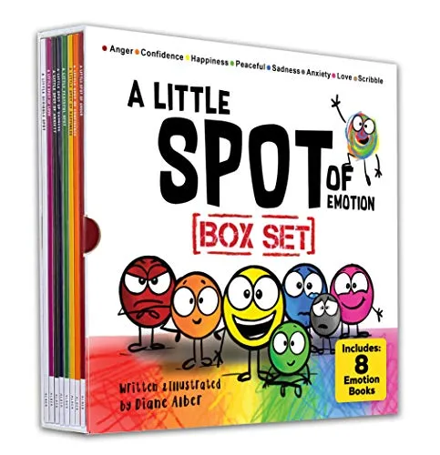 Produktbild A Little SPOT of Emotion 8 Book Box Set (Books 1-8: Anger, Anxiety, Peaceful, Happiness, Sadness, Confidence, Love, & Scribble Emotion)