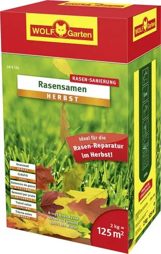 WOLF Garten LK-S 125 Rasensamen Herbst in beige von WOLF-Garten