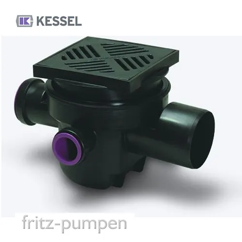 Kessel Kellerablauf DN 100 mit Geruchsverschluss - Bodenablauf mit integriertem Geruchsverschluss, ideal für effektive Entwässerung in Kellerräumen und Feuchträumen.