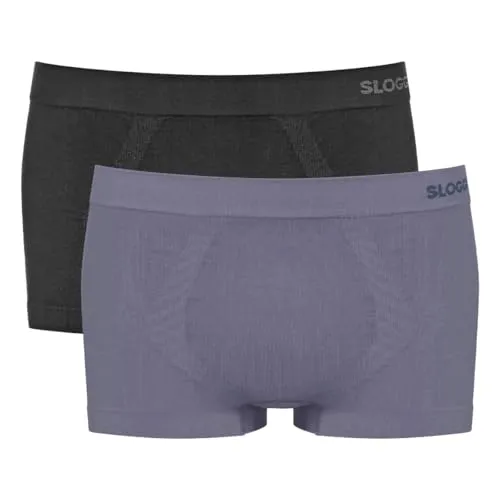 sloggi Herren GO Smooth Hipster C2P - XXL in Black Combination - Herrenmode: Bequemer Hipster mit nahtlosem Design für ultimativen Tragekomfort und eine perfekte Passform.