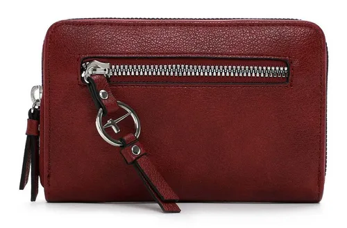 Tamaris Geldbörse TAS Nele - Stilvolle Damenbörse mit Reißverschluss - Elegante Geldbörse aus Feinsynthetik im Uni-Design mit Reißverschluss-Münzfach. Ideal für Damen, die Wert auf Stil und Funktion legen. Praktisch und schick für jeden Anlass.