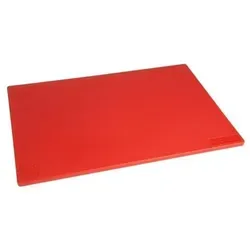Hygiplas LDPE Schneidebrett rot 45x30x1cm in rot von Hygiplas