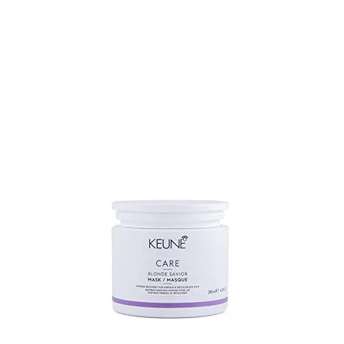 Keune Care Blonde Savior Mask 200 ml - Haarmasken für blondiertes Haar, spendet intensive Feuchtigkeit und schützt vor Farbverlust.