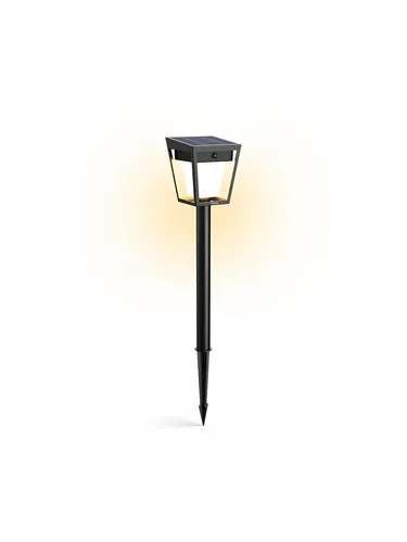 Philips Nissa UE SR PD 30K BL IR - Solarbetriebene Gartenlampe mit ultra effizienter LED-Technologie, langlebig mit 50.000 Stunden Lebensdauer – ideal für nachhaltige Beleuchtung im Freien.