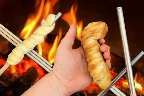 Stockbrot Grillspieß für Feuerschale von Firehard
