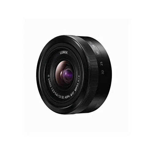 Panasonic Lumix Vario 12-32mm 1:3,5-5,6 ASPH. OIS schwarz - Kompaktes Zoomobjektiv für Landschafts-, Schnappschuss- und Porträtfotografie