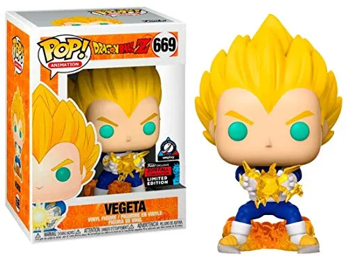 Funko 43393 Dragon Ball-Z Vegeta Pop Vinyl-Figur - Chibi Figuren, offizielles Lizenzprodukt und perfektes Sammlerstück für Dragon Ball-Z Fans und Sammler.