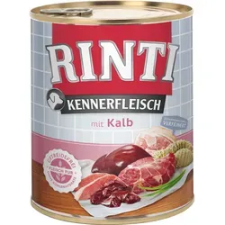 Rinti Hunde-Nassfutter Kennerfleisch Kalb 800 g