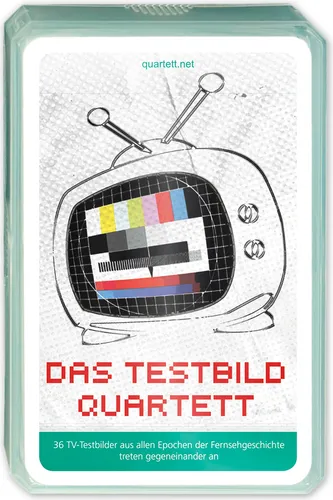 Testbild Quartett (Quartettspiel)