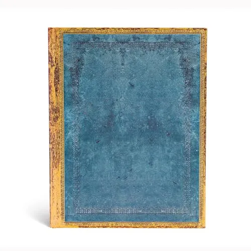 Paperblanks Faux Leder Notizbuch Ultra Liniert,Rivierablau, Ultra (230 x 180)