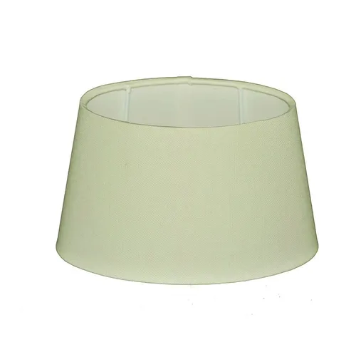 Dirk Davids Leuchten GmbH Lampenschirm Lampenschirm für Tischleuchte in Oval Leinen Vera Creme 20-16-12cm