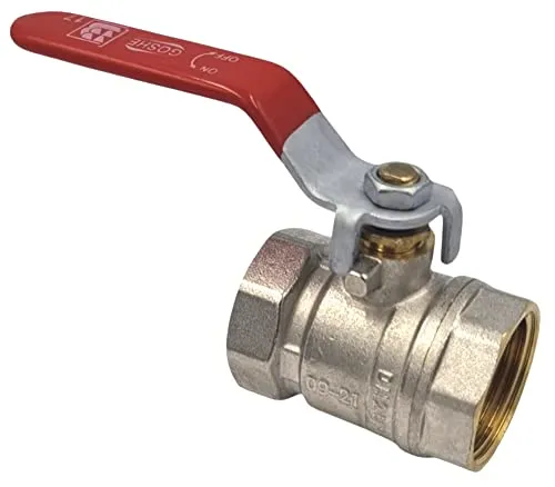 GOSHE Standard-Kugelhahn mit Griff, Messing, 1/2