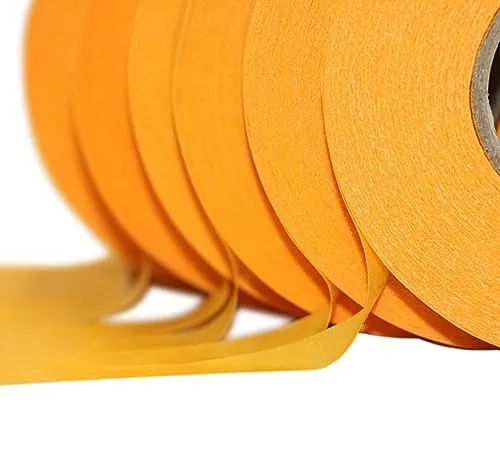 Rollen Profi Goldband Klebeband 50 m x 15 mm - Malerband Gold Kreppband - Abdeckband für Maler und Lackierer - Krepp für Innen und Außen - Malerkrepp - Vielseitiges Klebeband für Malerarbeiten 24