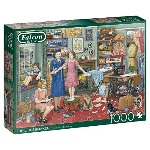 Jumbo Spiele Falcon The Dressmaker 1000 Teile - Puzzle für Erwachsene