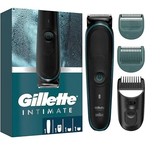 Gillette Braun Gillette Intimate - Körperhaartrimmer, präzise und sanfte Pflege für empfindliche Bereiche