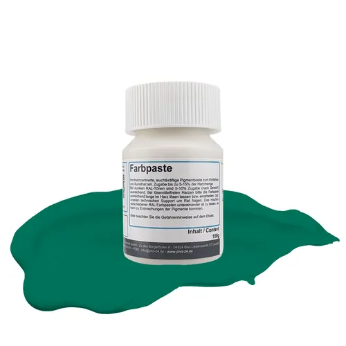 100g Farbpaste wasserblau Farbpigment Harz Einfärben Farbe Gießharz Konzentrat