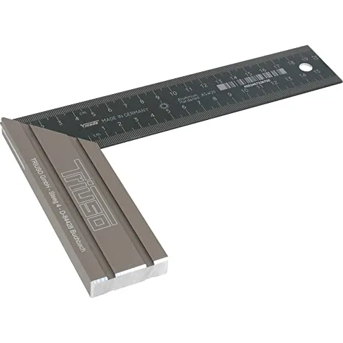 TRIUSO Universal Schreinerwinkel Schlosserwinkel Winkel in schwarz von TRIUSO