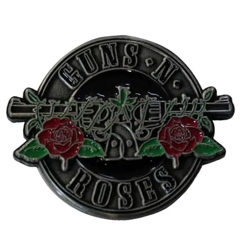 Guns N' Roses Silber Circle Logo Pin Badge One Size