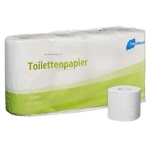 Meditrade Toilettenpapier 2-lagig, 8 Rollen in weiß von Meditrade