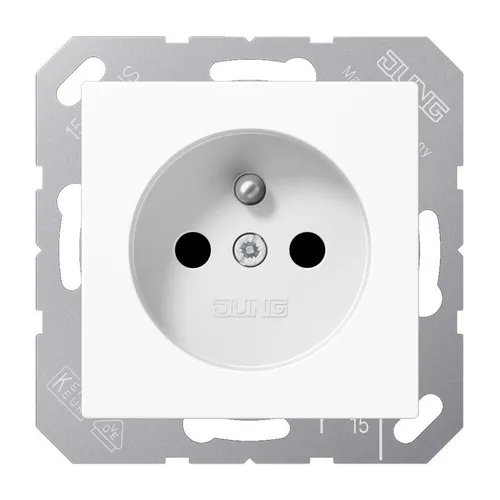 Jung Steckdose A 1520 FKI WW Abdeckung Stecker Steckdosen A1520FKIWW Elektrik