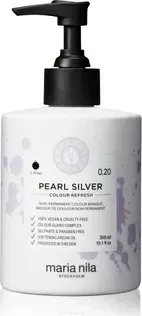 Maria Nila Haarpflege Colour Refresh Pearl Silver 0.20 - 300 ml, intensive Farbauffrischung für blondes und weißes Haar mit pflegenden Inhaltsstoffen und UV-Schutz