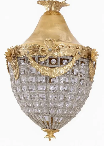 Kronleuchter Antik Deckenleuchte Kristalllampe Lüster Hängelampe Hängeleuchte