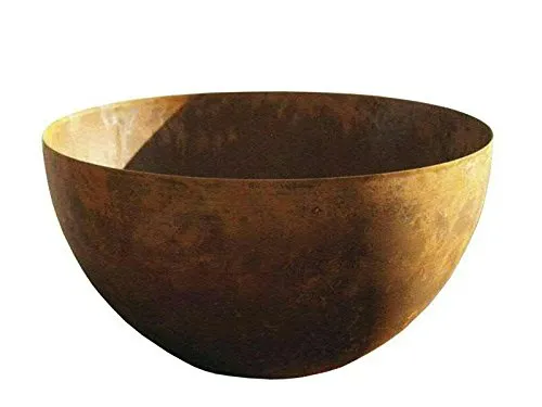 Rostige Schale Rund Medium - Wetterfeste Dekoschale Ø 40cm - Pflanzenschalen: Hochwertige, rostbraune Metall-Dekoschale für Garten und Terrasse, frostbeständig und handgefertigt in Deutschland.