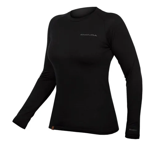 Endura Damen BaaBaa Blend Baselayer Langarm Schwarz XS - Hochwertiges Funktionsshirt für Damen in Schwarz, Größe XS. Ideal für Sport und Alltag, bietet es natürlichen Tragekomfort und optimale Temperaturregulierung dank Merinomischwolle. Vielseitig einsetzbar und pflegeleicht.
