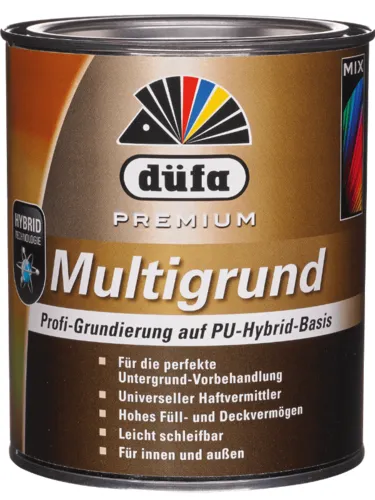 Düfa Multigrund Lack 0,375 Liter Grundierung Haftvermittler Vorlack innen außen