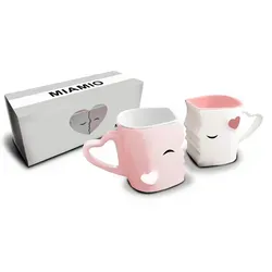 MiaMio Küssende Tassen Geschenk Set