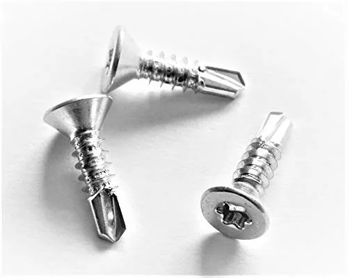 Fastbolt 100 Stück Bohrschrauben 5,5x19 mm selbstschneidend verzinkt Senkkopf Torx T25 DIN 7504 PT Blechschrauben