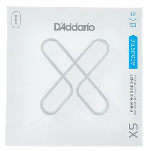D Addario XSAPB1253-3P - Akustikgitarrensaiten mit Phosphor-Bronzebeschichtung, maximale Lebensdauer und außergewöhnlicher Klang für alle Musikstile