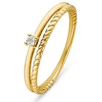 Valeria Damenring 88307739 aus 375er Gelbgold von Valeria