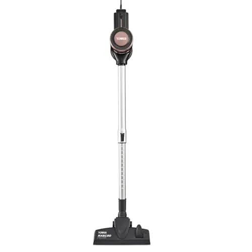 Tower T513005BLG Pro 3-in-1 Staubsauger - Stabstaubsauger mit Kabel, leistungsstarker Zyklon Saugkraft und abnehmbarem Handstaubsauger – ideal für Teppiche, Hartböden und schwer zugängliche Stellen.